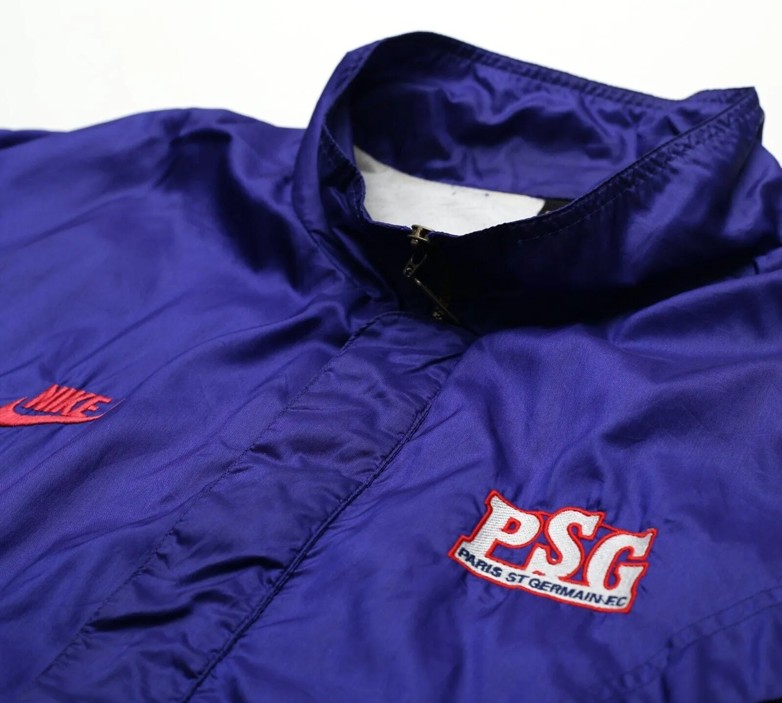 1992/93 PSG Vintage Nike Football Track Top Jacket (XL) Paris Saint Germain