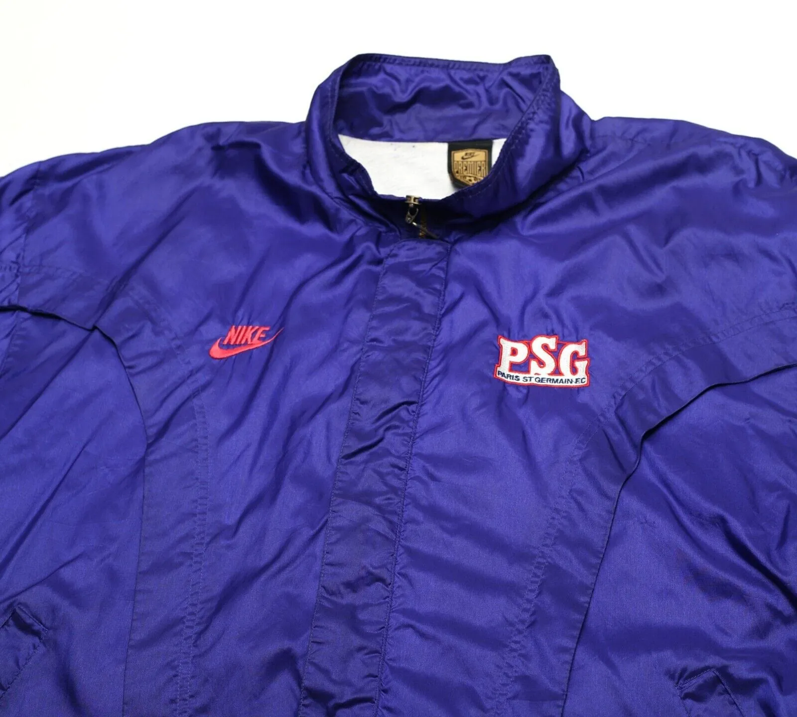 1992/93 PSG Vintage Nike Football Track Top Jacket (XL) Paris Saint Germain