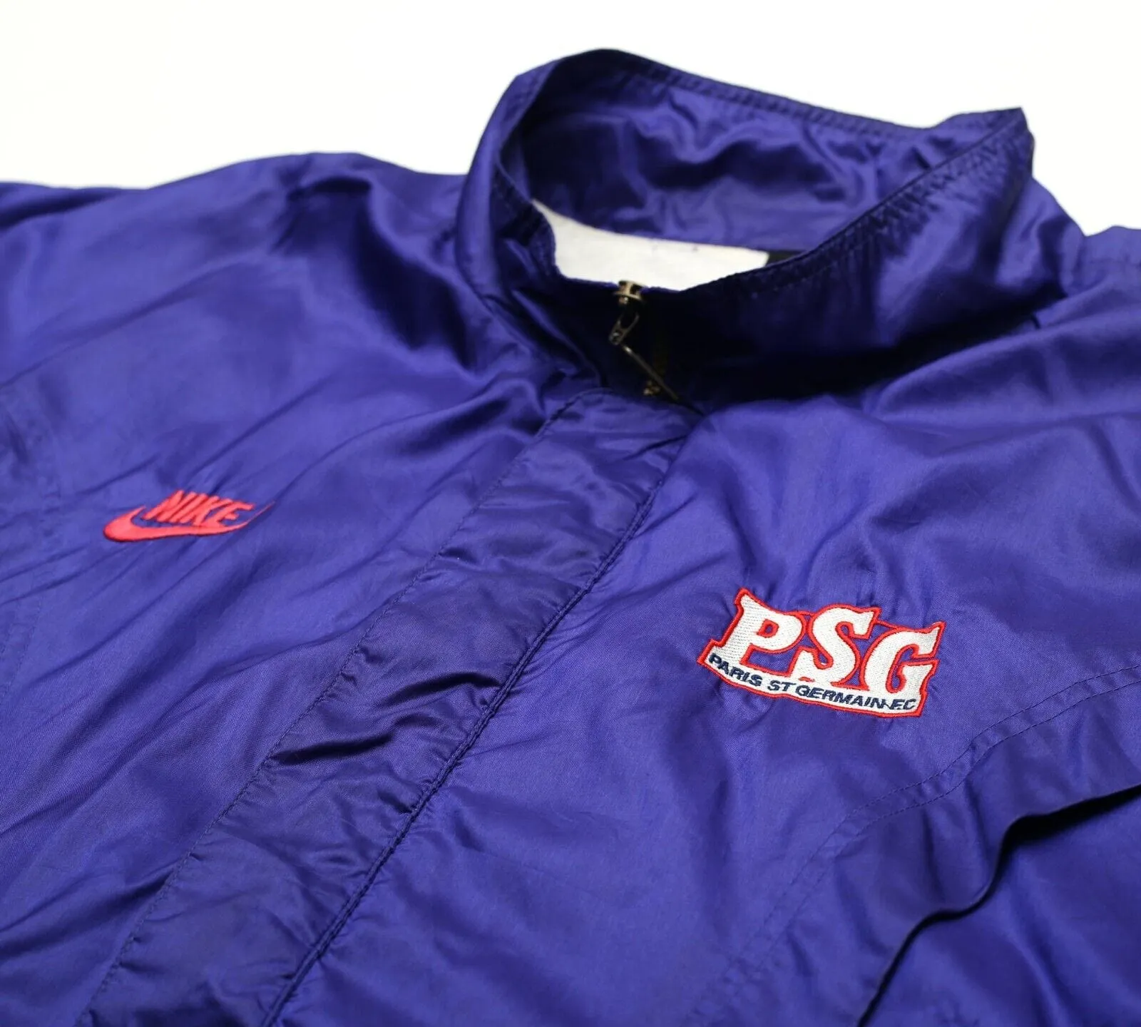 1992/93 PSG Vintage Nike Football Track Top Jacket (XL) Paris Saint Germain