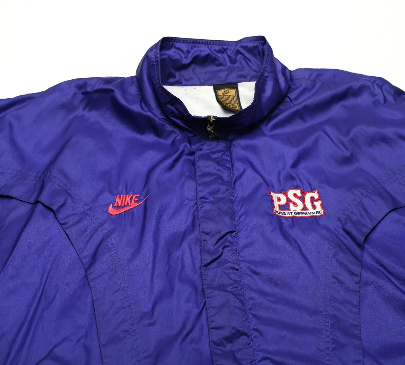 1992/93 PSG Vintage Nike Football Track Top Jacket (XL) Paris Saint Germain