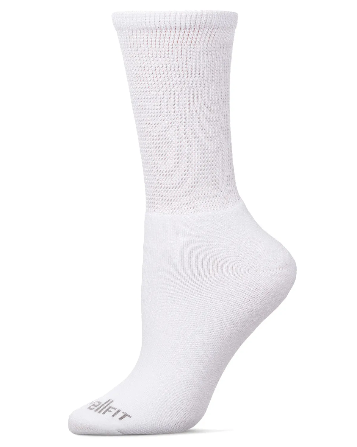 2 Pair Pack Diabetic Full Cushioned Crew Socks