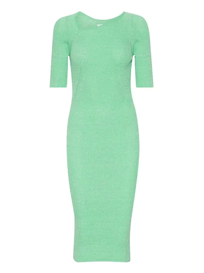 2ND ROSALIE DRESS | MING GREEN MELANGE