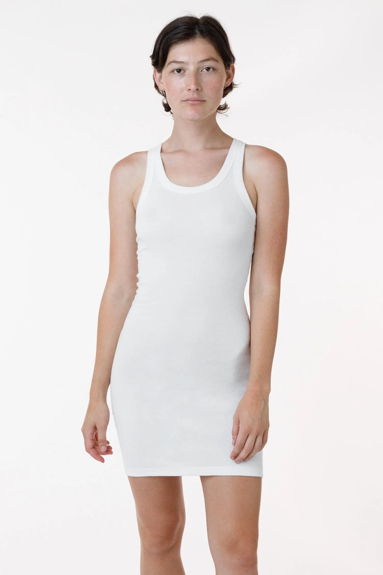 43286 - Baby Rib Mini Tank Dress