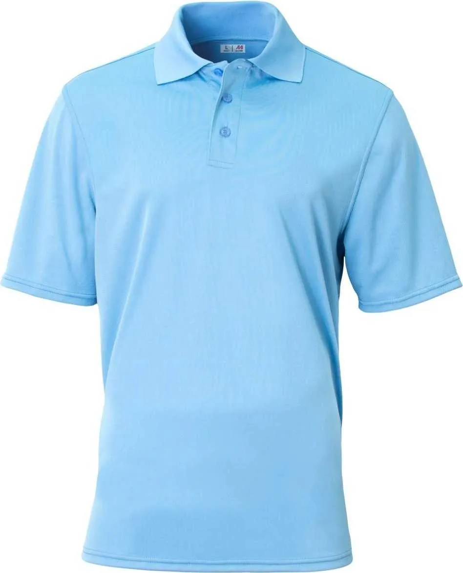 A4 N3040 Adult Essential Polo - Light Blue