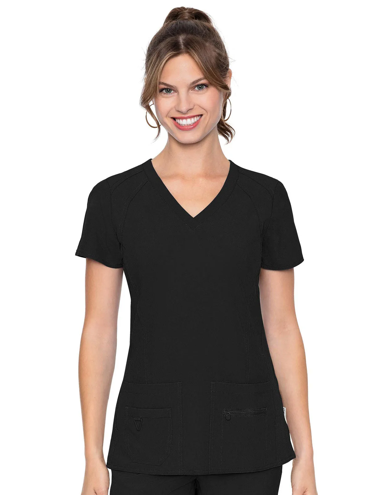 Activate - Women's Refined V-Neck Solid Scrub Top