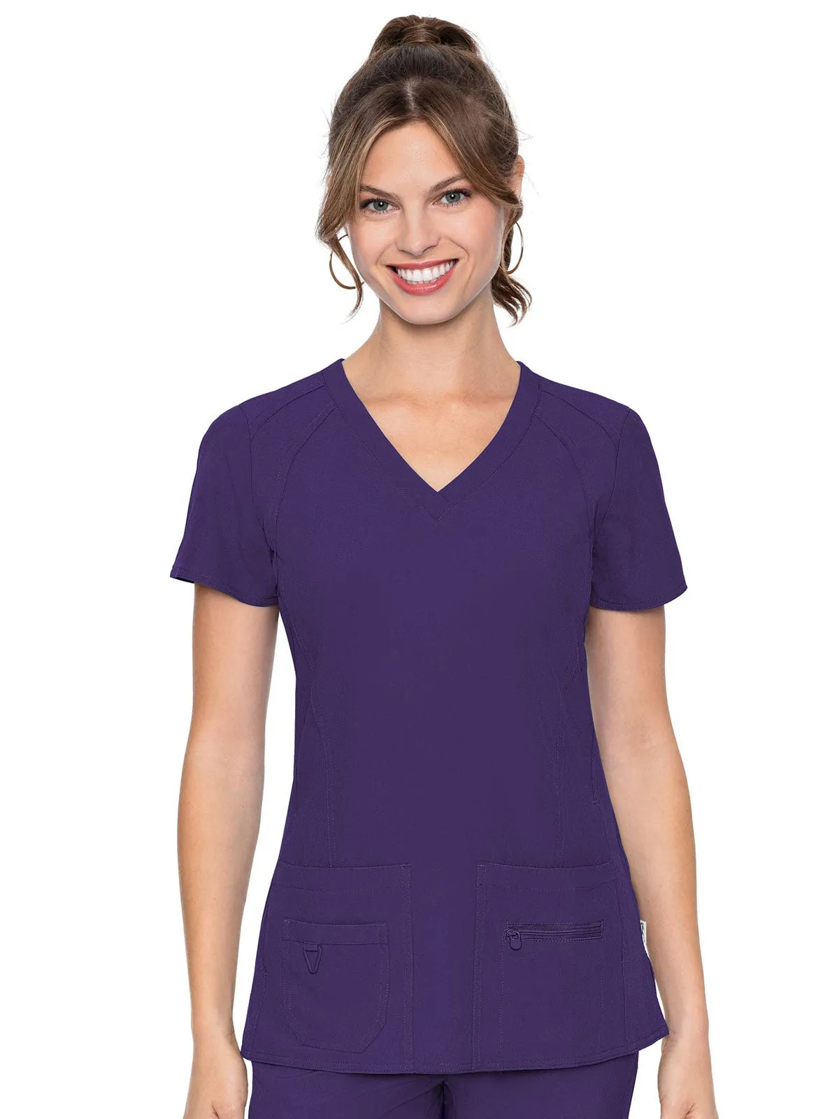 Activate - Women's Refined V-Neck Solid Scrub Top