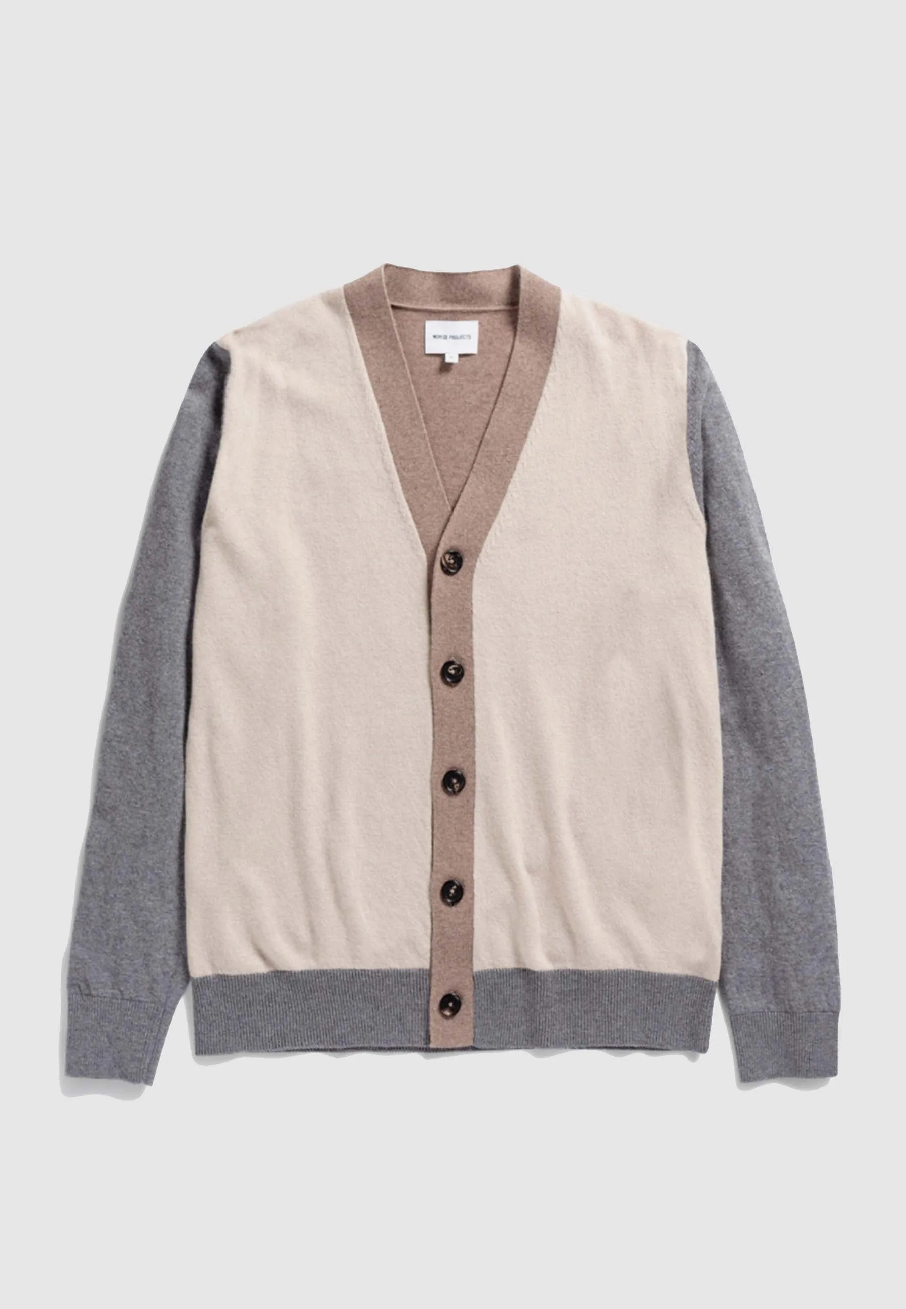 Adam Colour Block Knit - utility khaki