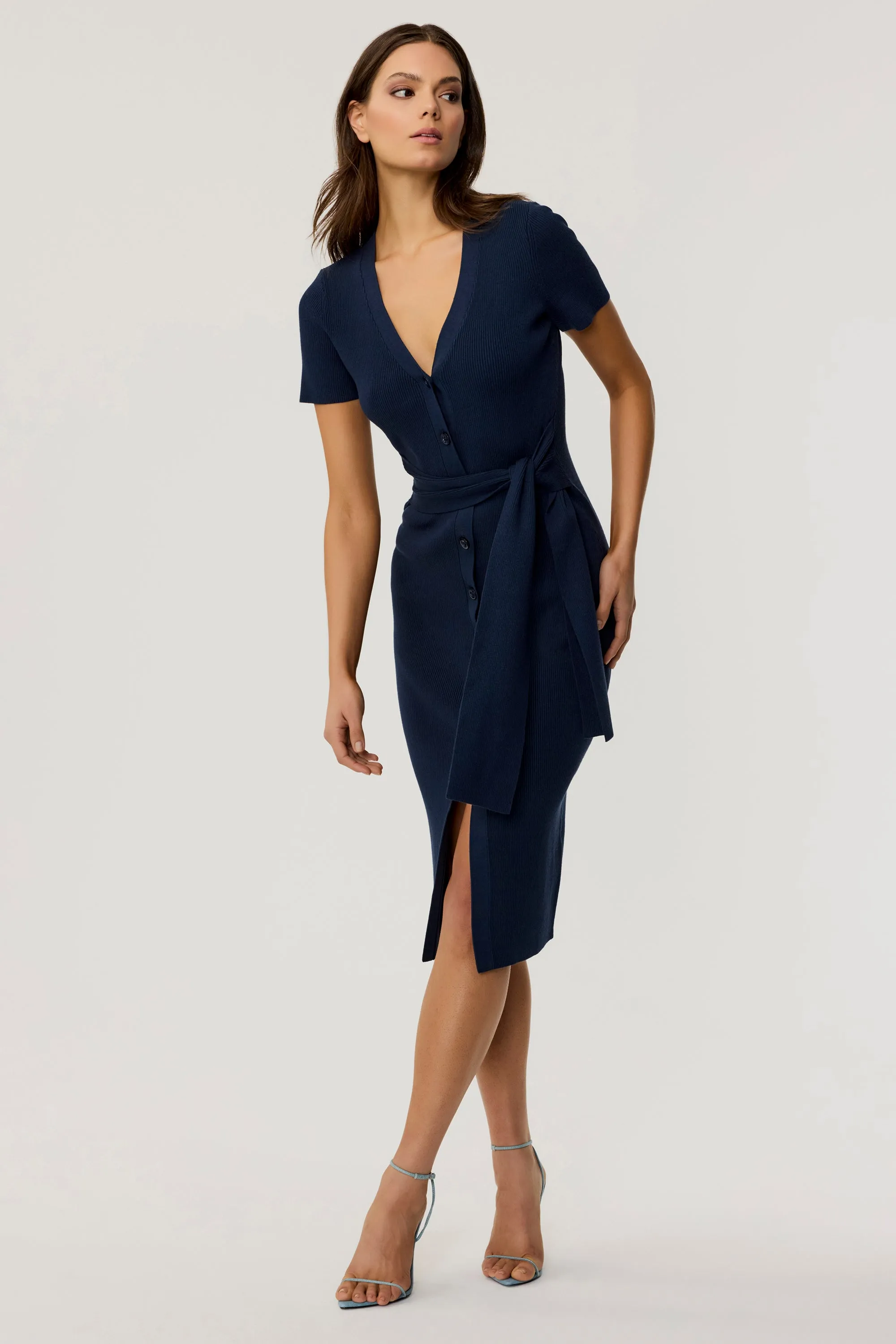 Agnes Tie Front  Dress