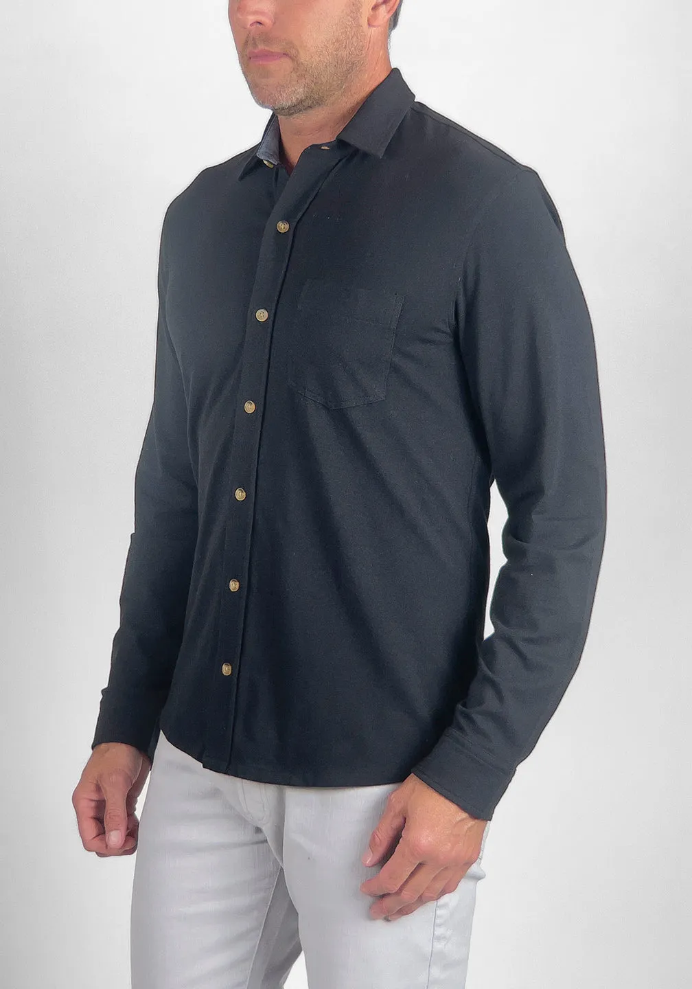 Airotec® Slim Fit Jersey Knit Shirt