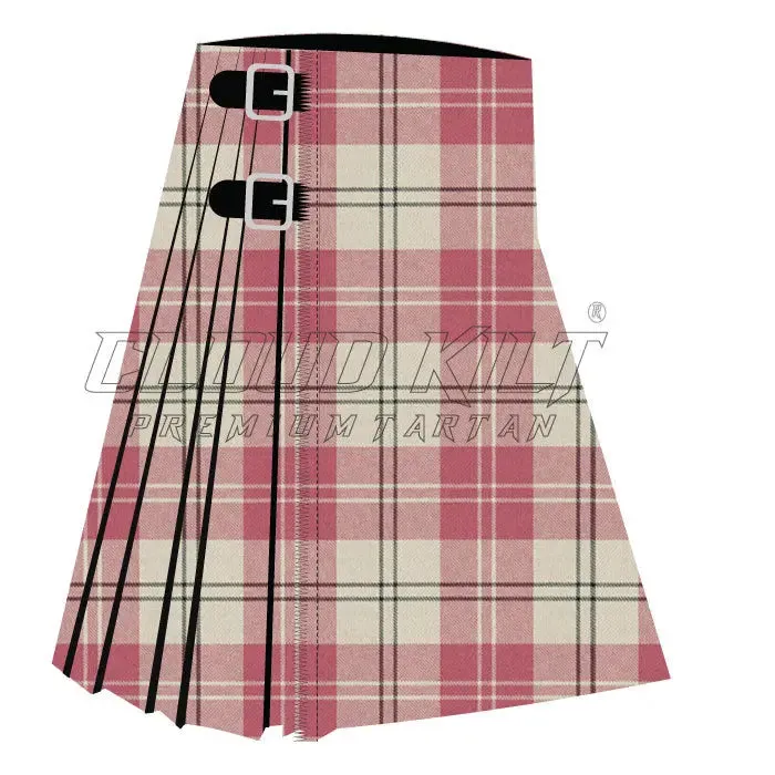 Alisa Pink Premium Tartan Kilt