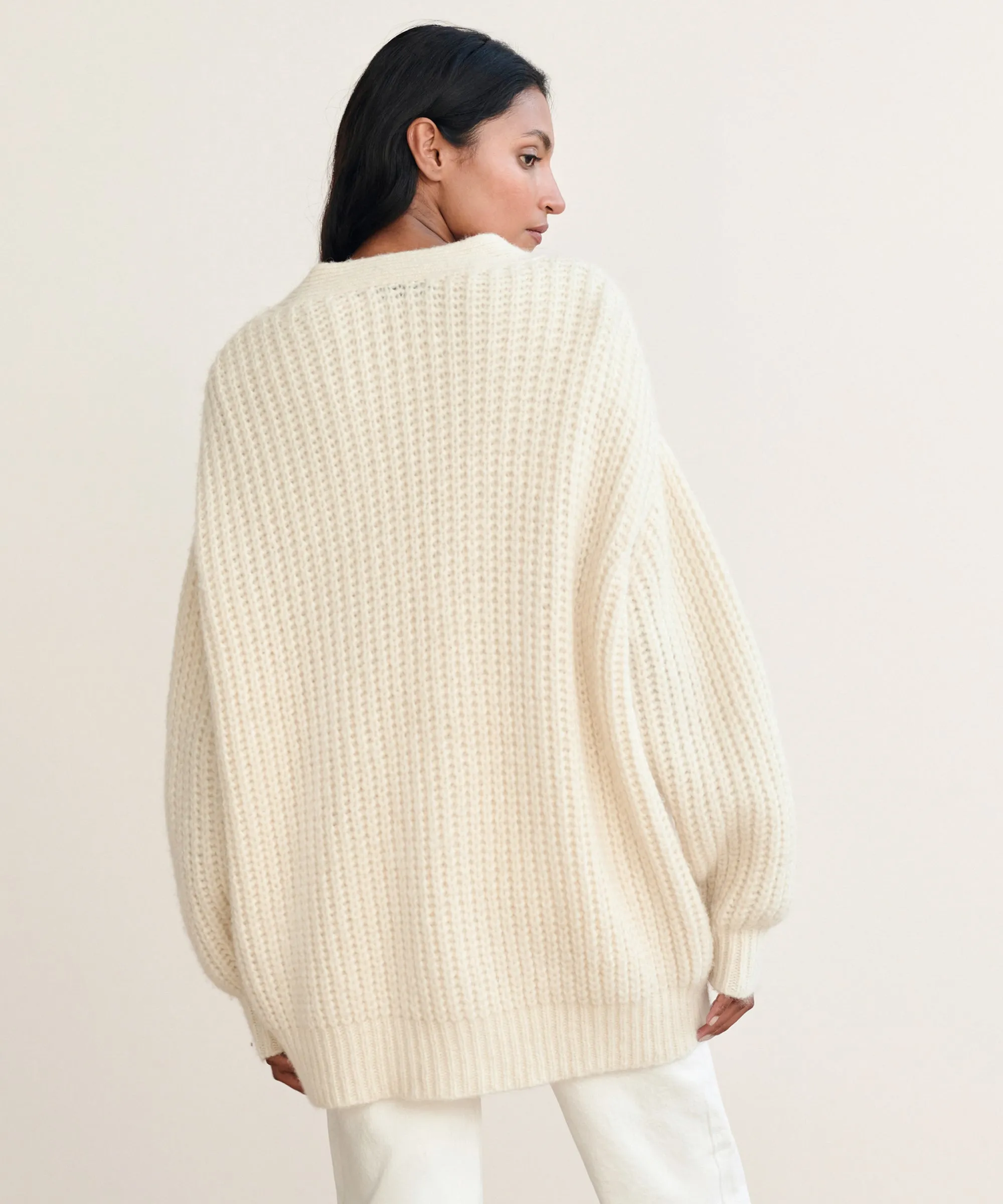 Alpaca Cocoon Cardigan