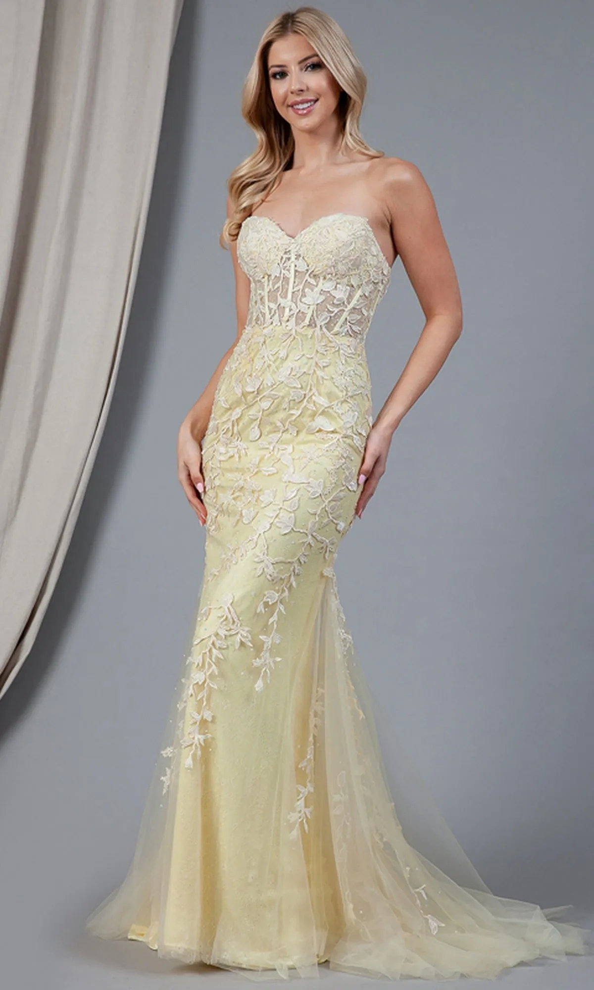 Amelia Couture Long Formal Dress 7024