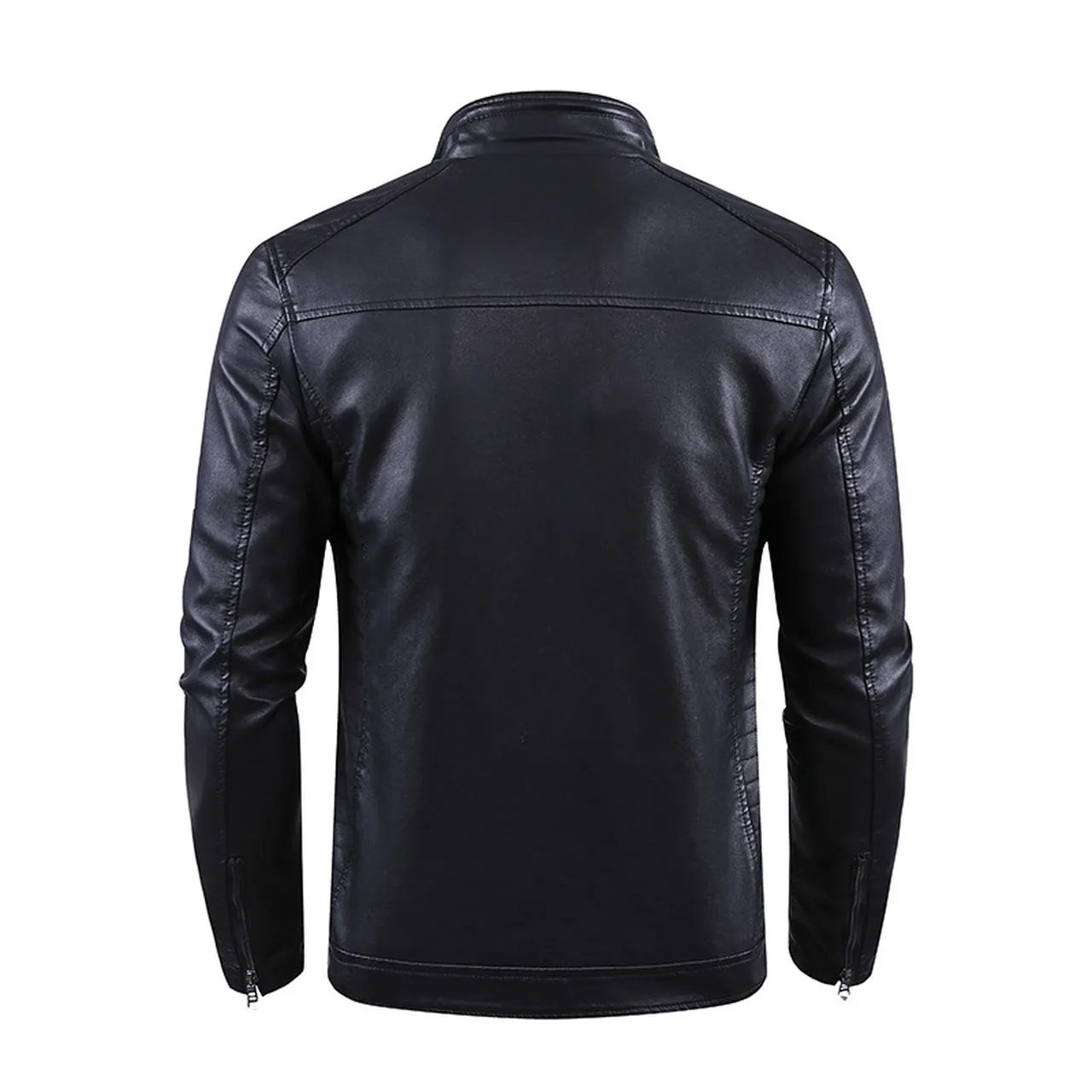 American Slim Fit Lambskin Leather Jacket