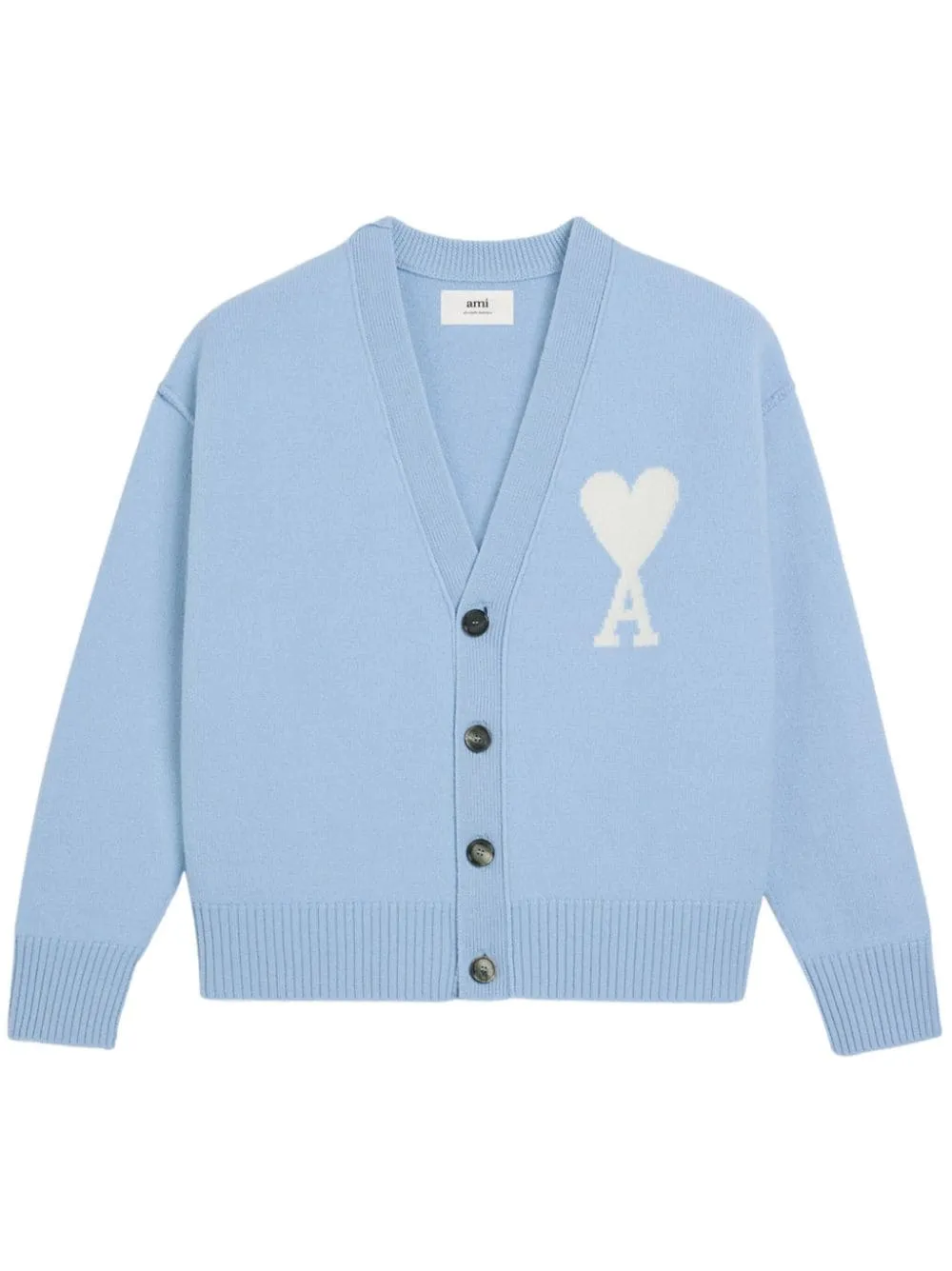 AMI - ADC Cardigan Cashmere Blue