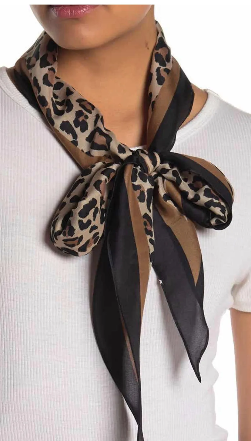 Animal Print Kite Scarf