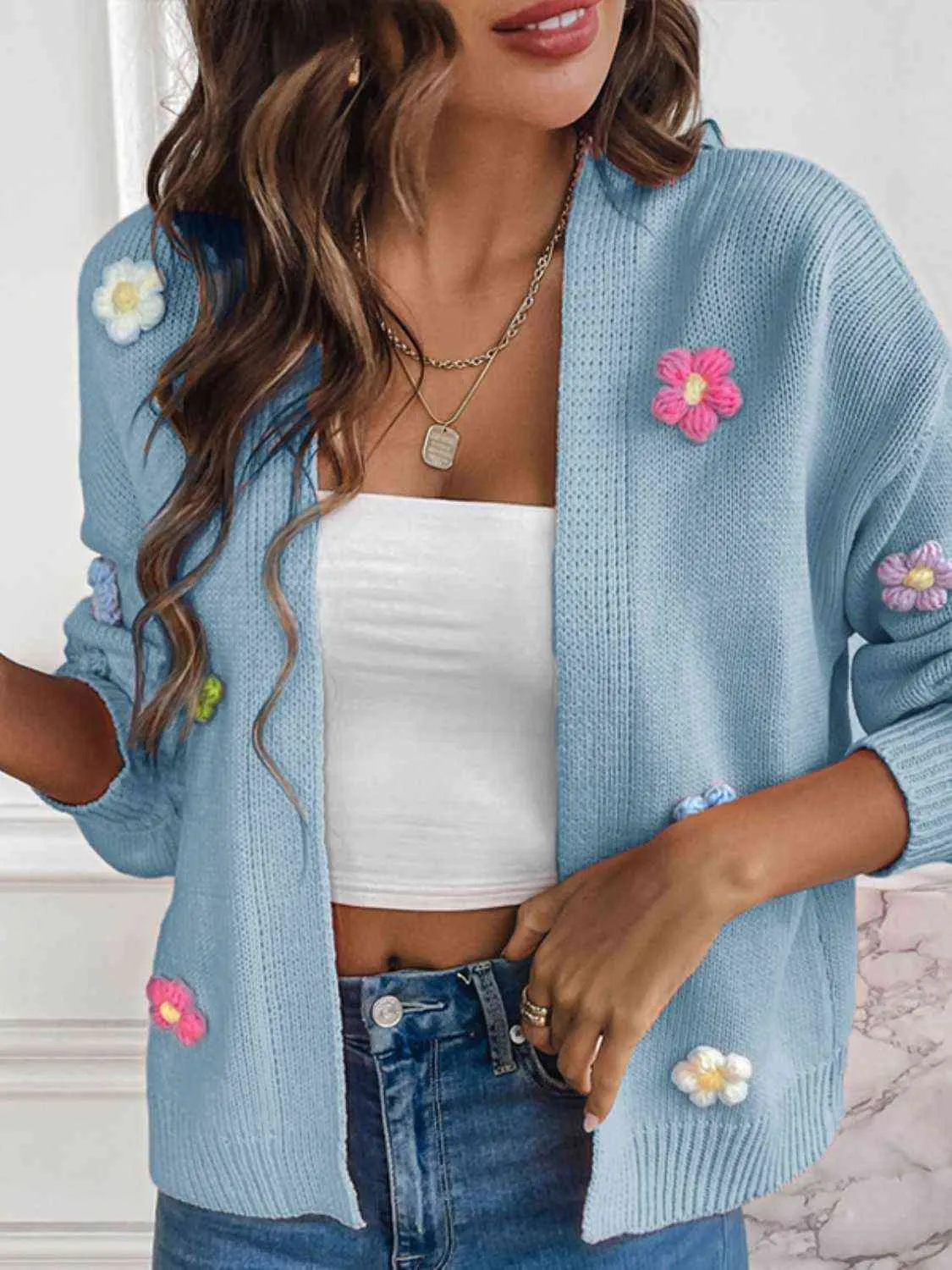 *APP EXCLUSIVE* Floral Long Sleeve Cardigan