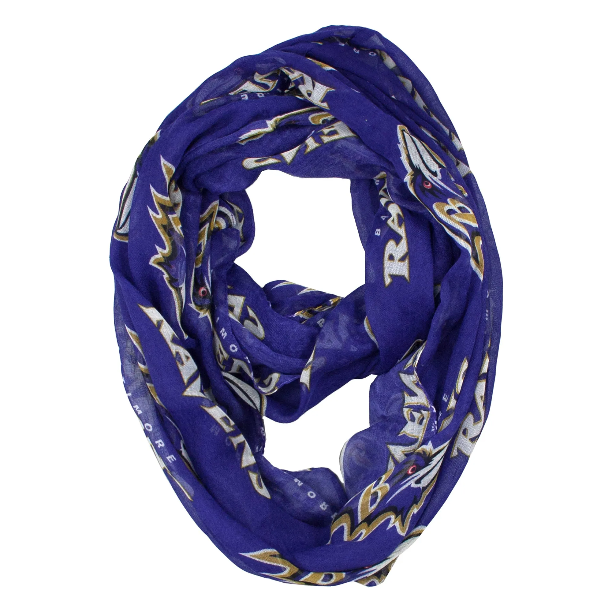 Baltimore Ravens Sheer Infinity Scarf