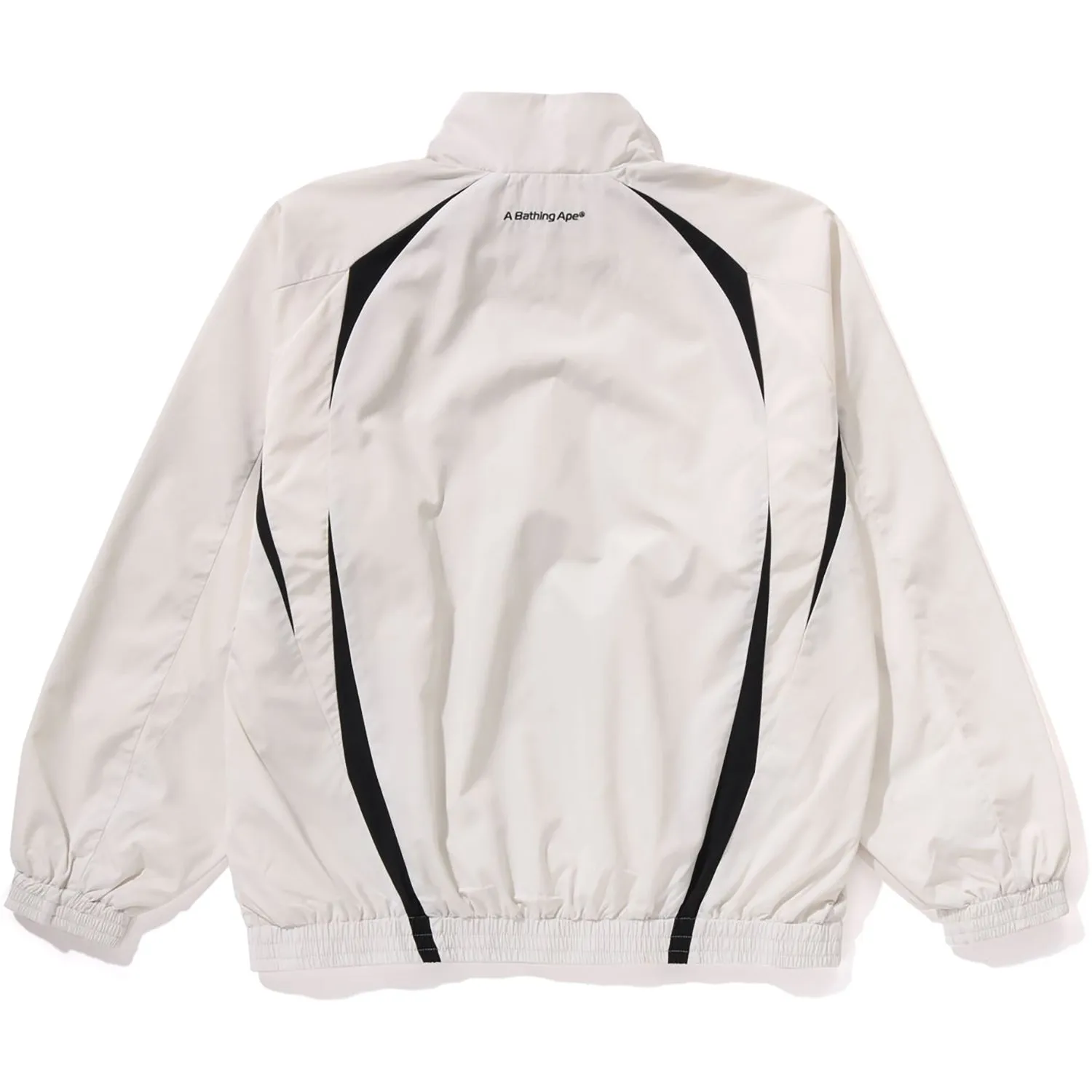 BATHING APE LOGO NYLON TRACK JACKET MENS