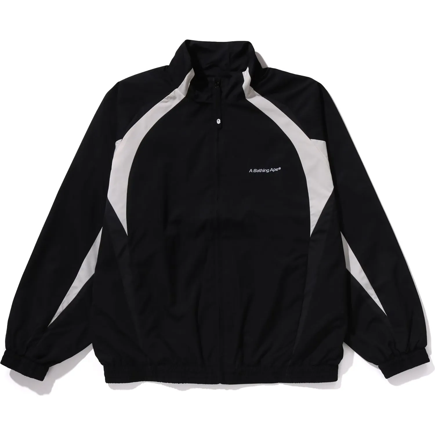 BATHING APE LOGO NYLON TRACK JACKET MENS