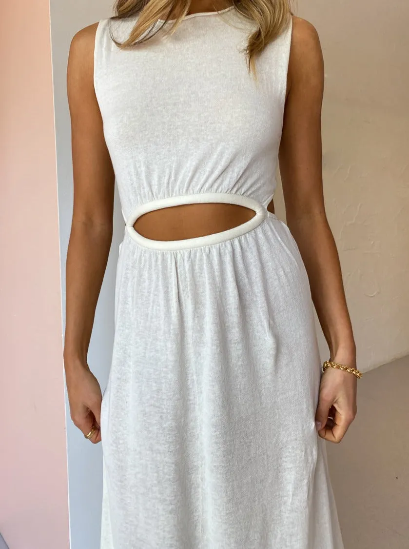 Bec and Bridge Jimi Knit Dress in Cream