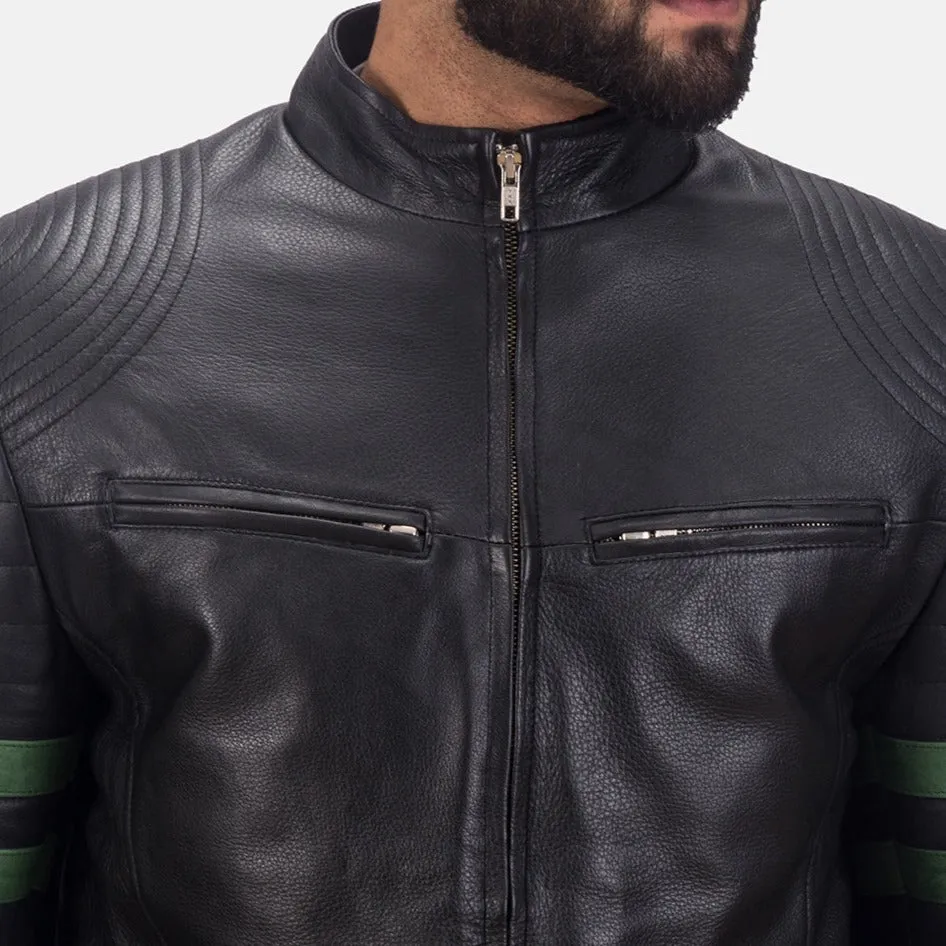 BIKER-1451 MUSH Trooper Leather Jacket