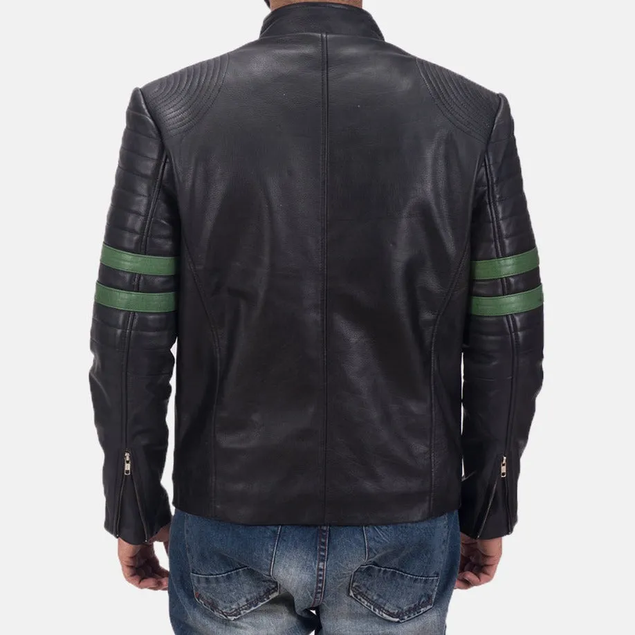 BIKER-1451 MUSH Trooper Leather Jacket