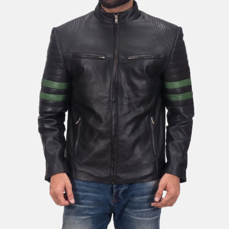 BIKER-1451 MUSH Trooper Leather Jacket