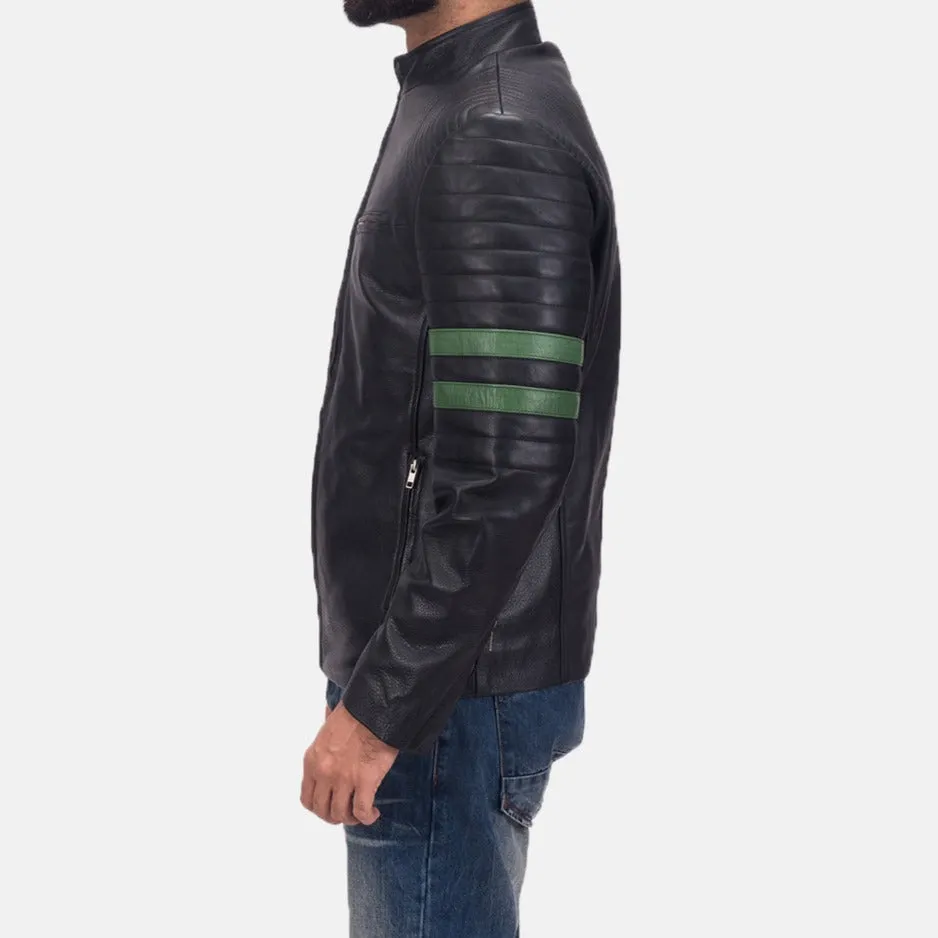 BIKER-1451 MUSH Trooper Leather Jacket