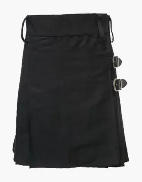 BLACK WOMAN UTILITY KILT