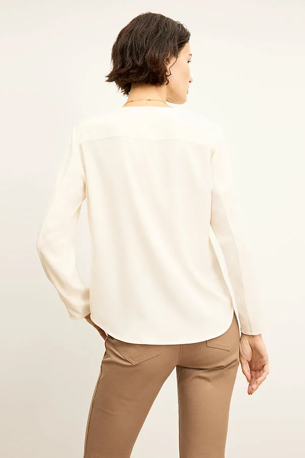 Bobbie Top - Eco Soft Wave :: Alabaster