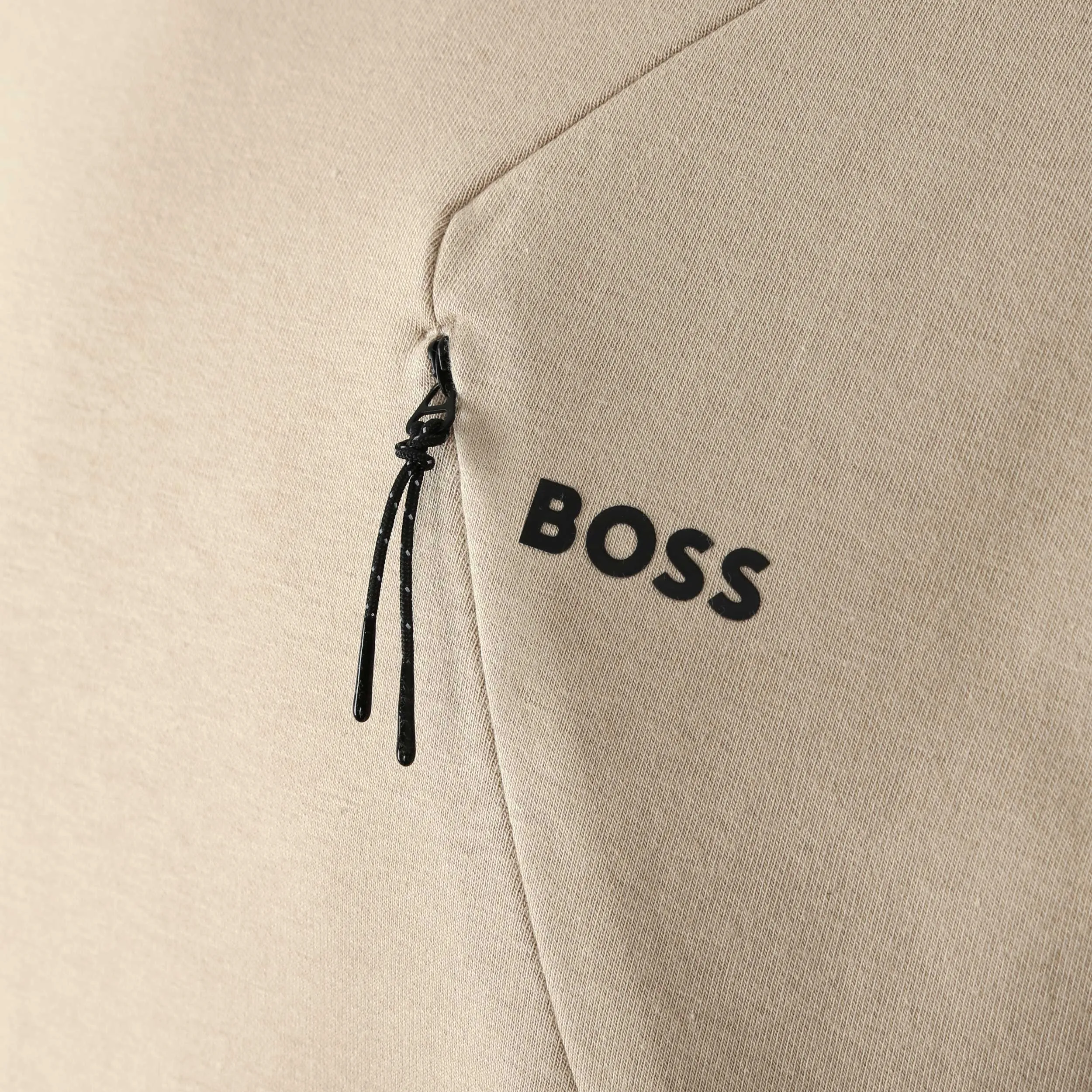 BOSS Salbiq Sweatshirt in Medium Beige