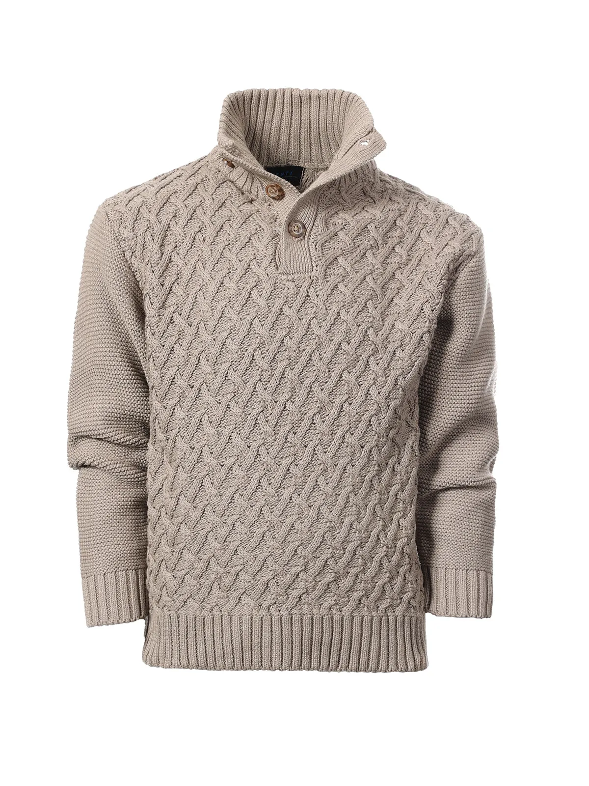 Boy's Mock Neck Sweater