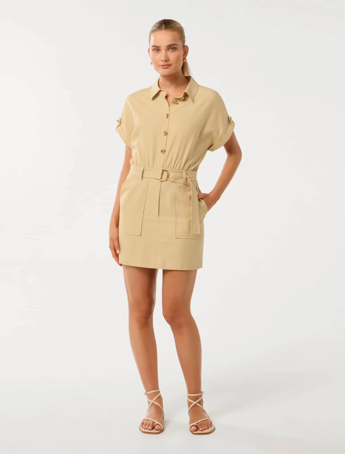 Bree Utility Mini Dress