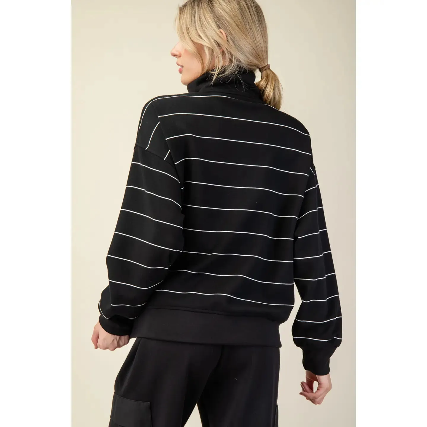 Brooklyn Modal Stripe Pullover