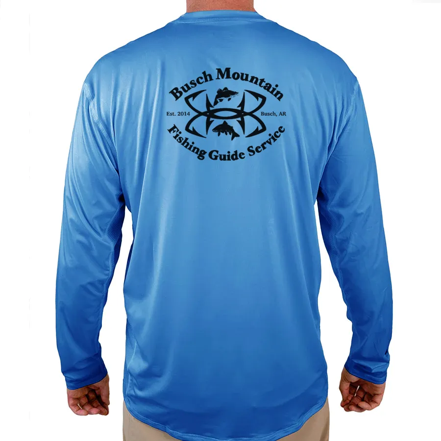 Busch Mountain Fishing Guide Service Helios Fishing Shirt