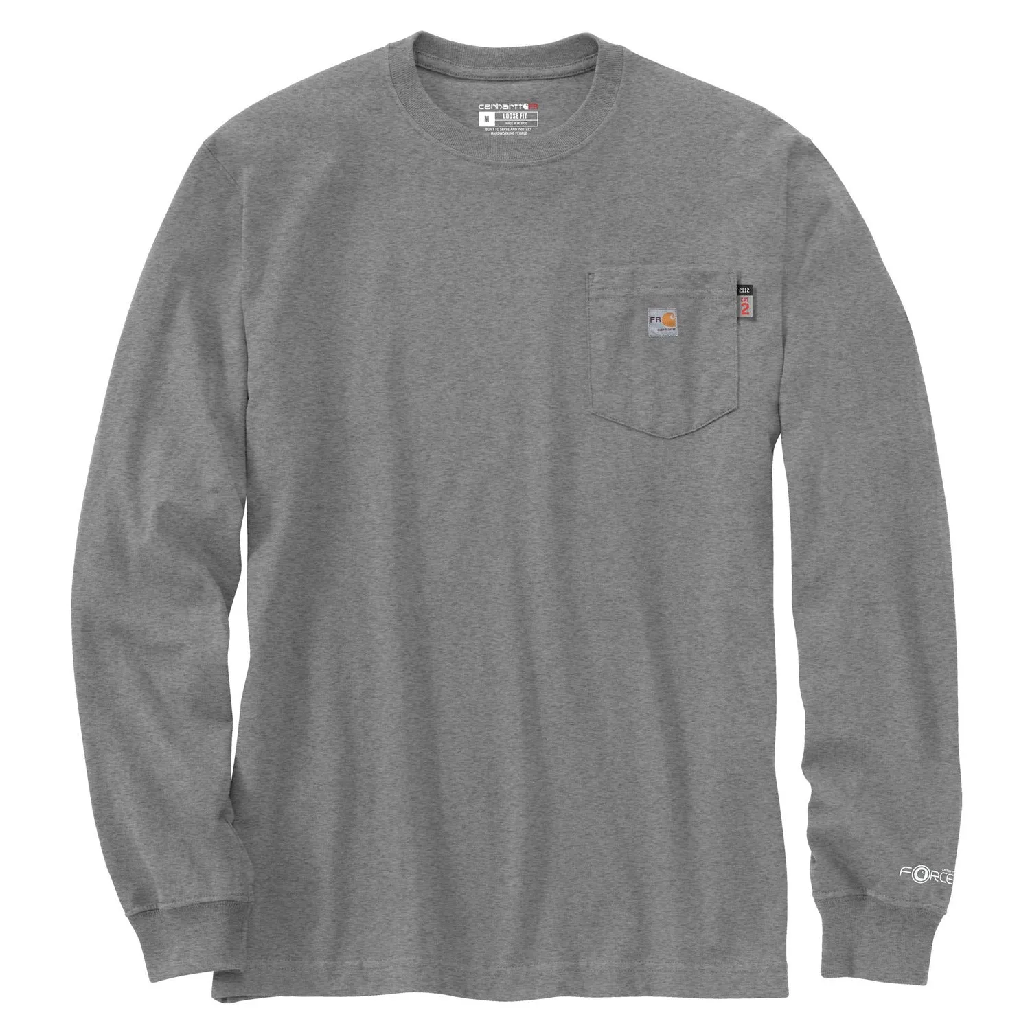 Carhartt Men's Flame Resistant Force Loose Fit Graphic Long Sleeve T-Shirt