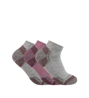 Carhartt Midweight Cotton Blend Low Cut Sock 3 Pack Women's