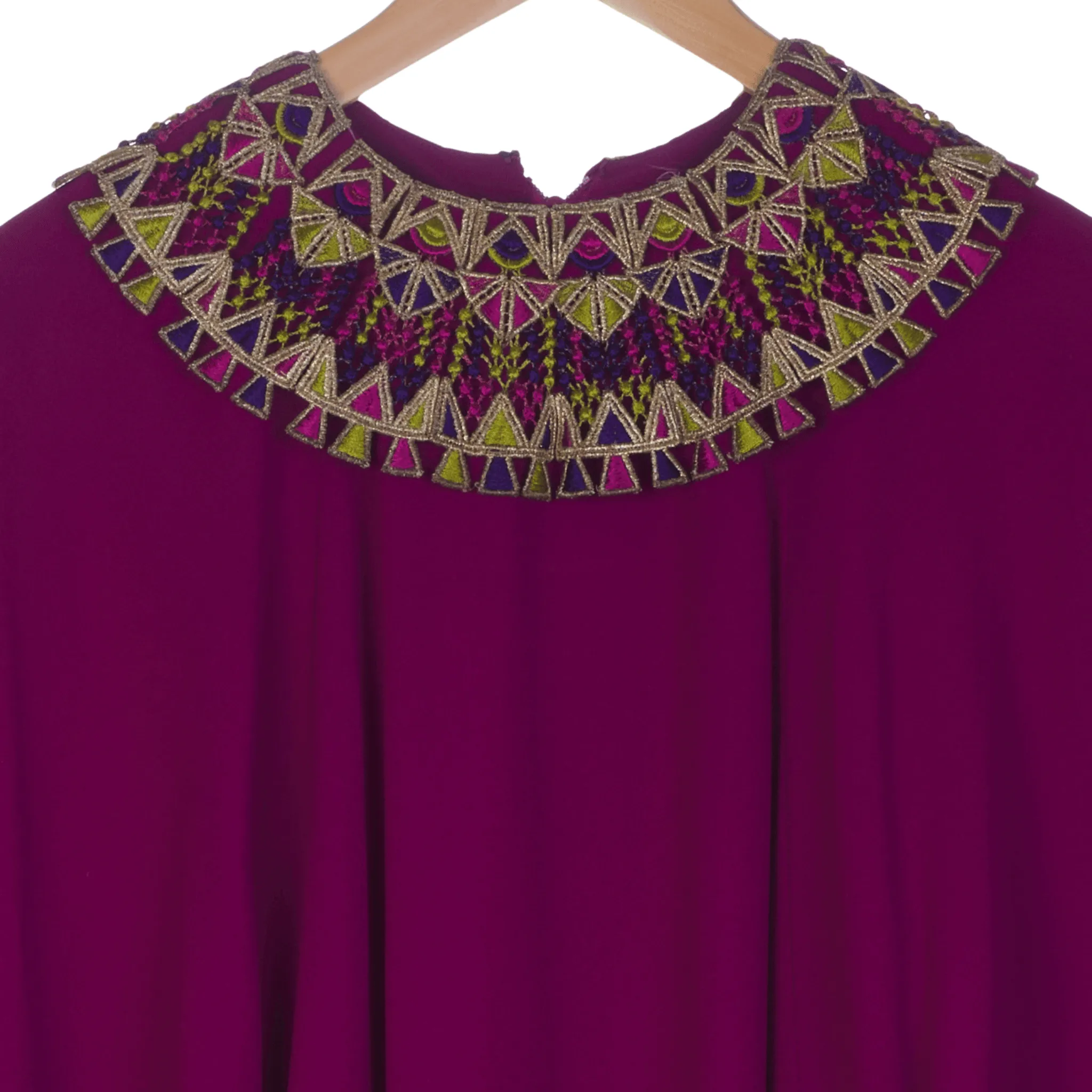 Carita Couture Purple 1970's Dress -Size 10