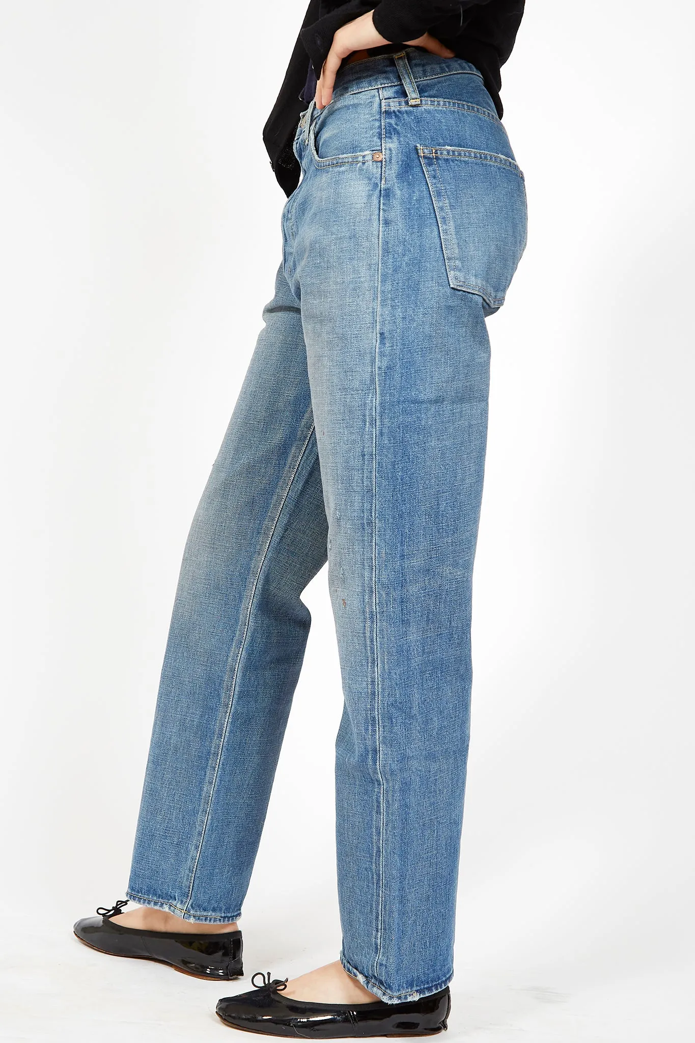 CHIMALA Selvedge Wide Tapered Denim