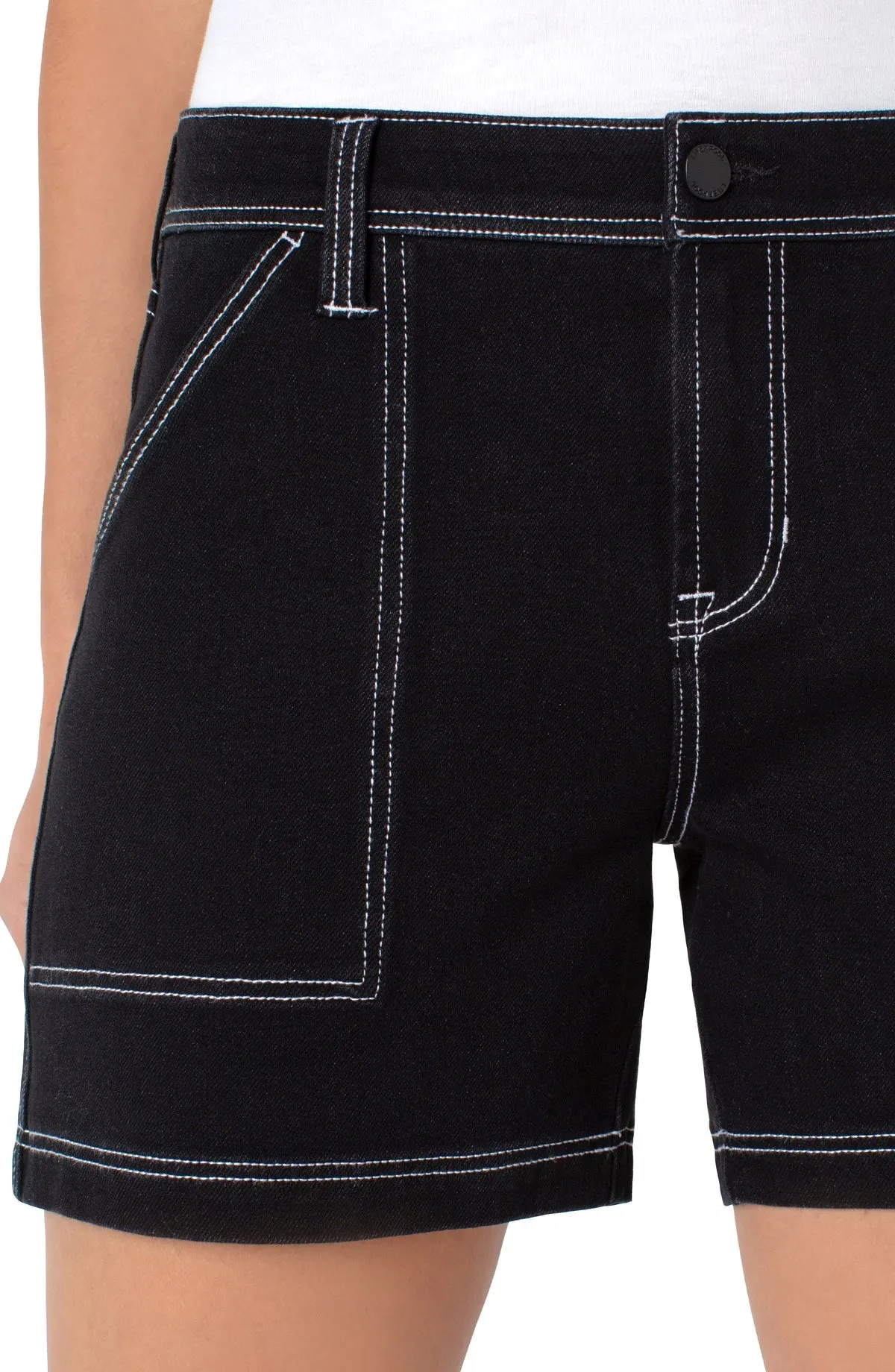 Contrast Stitch Utility Short 4" Inseam