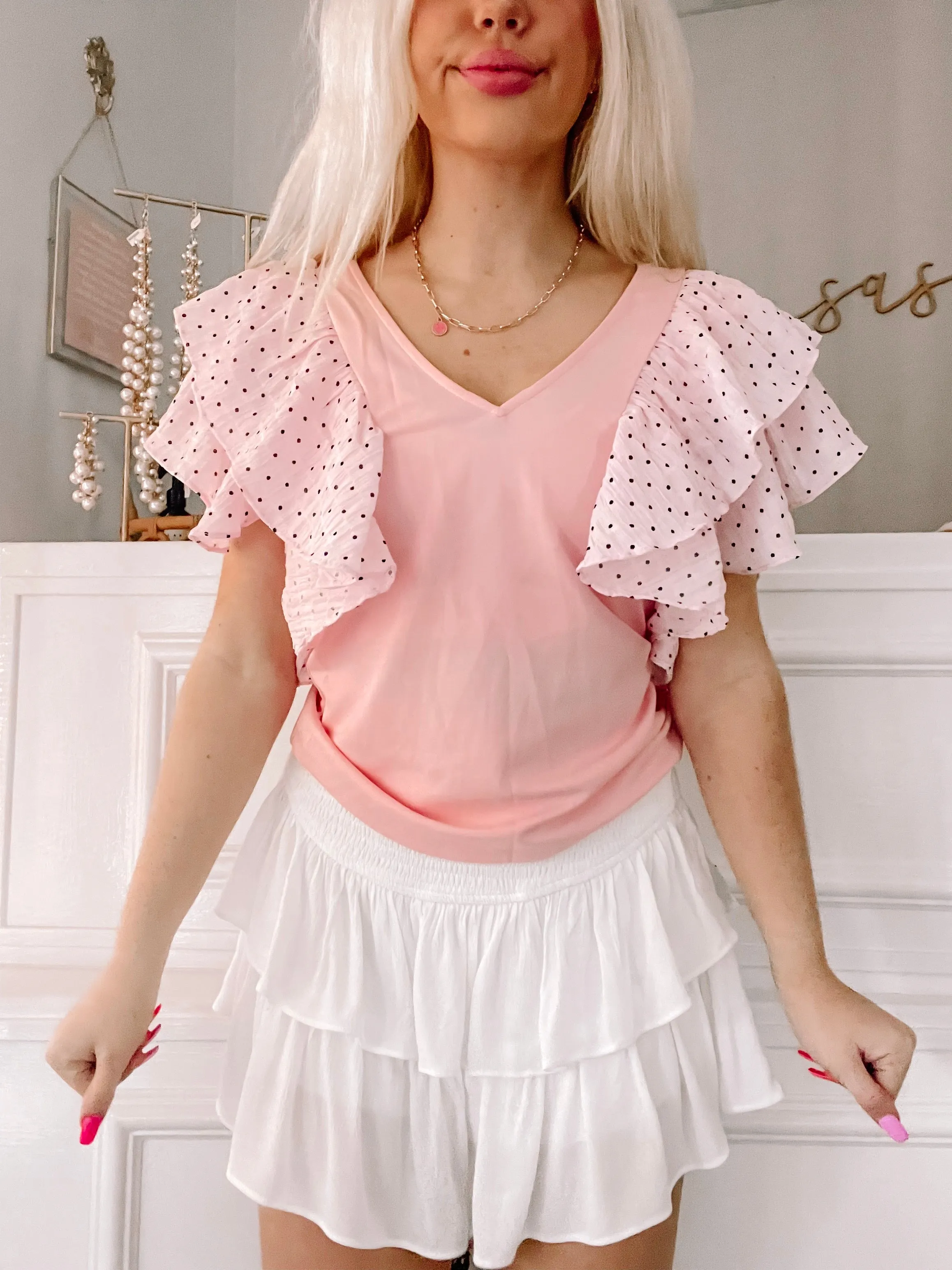 Cora Ruffle Top