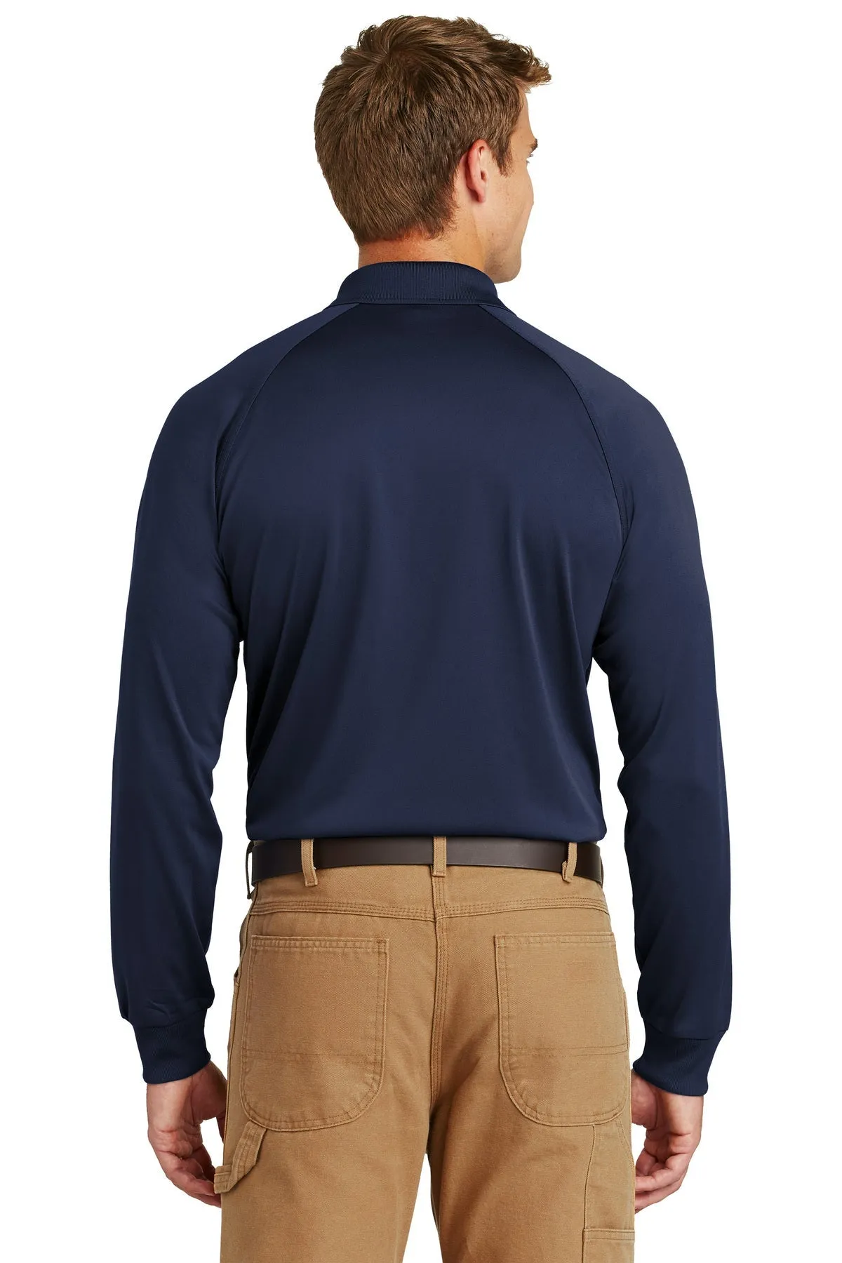 CornerStone Long Sleeve Tactical Polo, Dark Navy