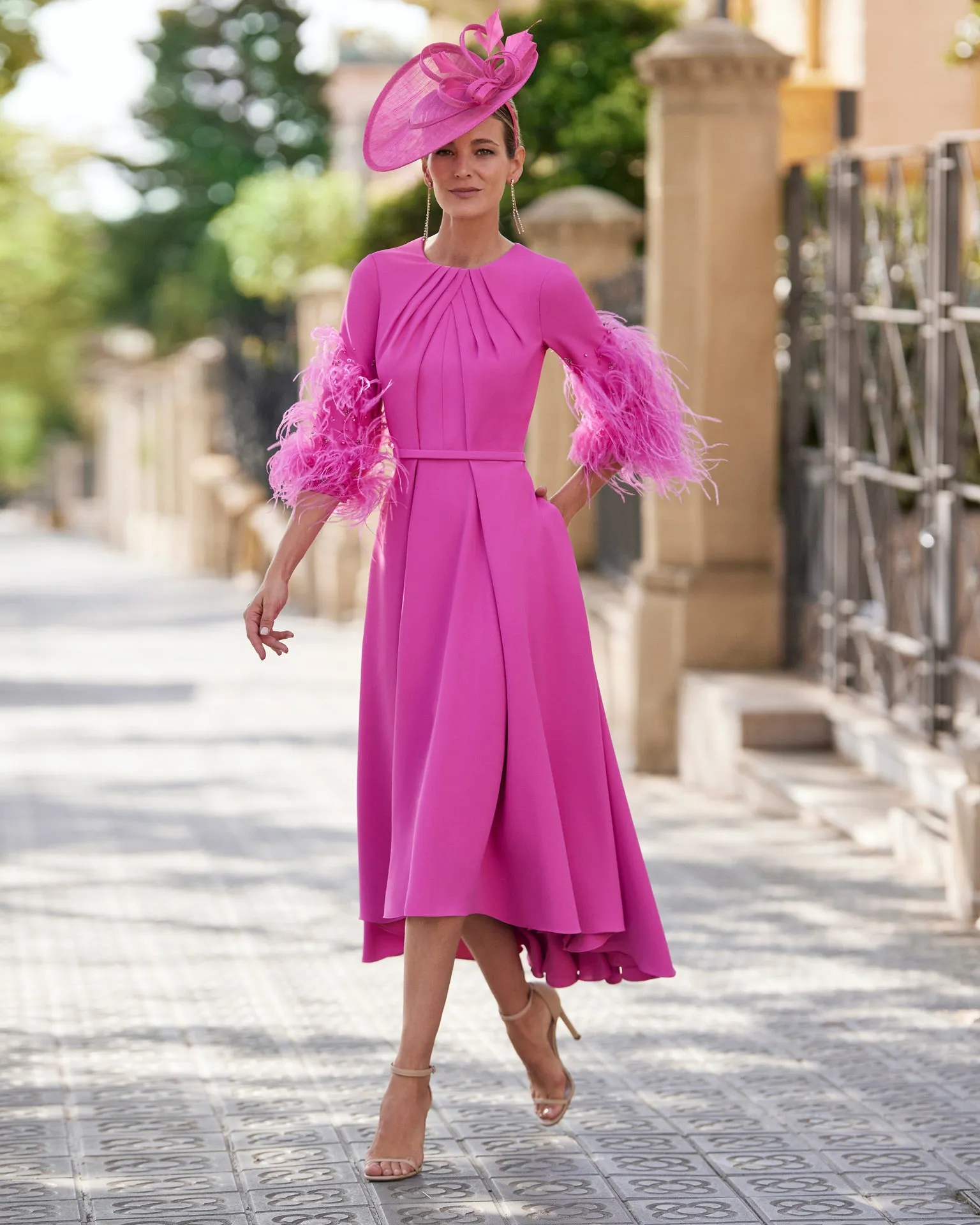 Couture Club 8GN2 Fuchsia Pink Dress