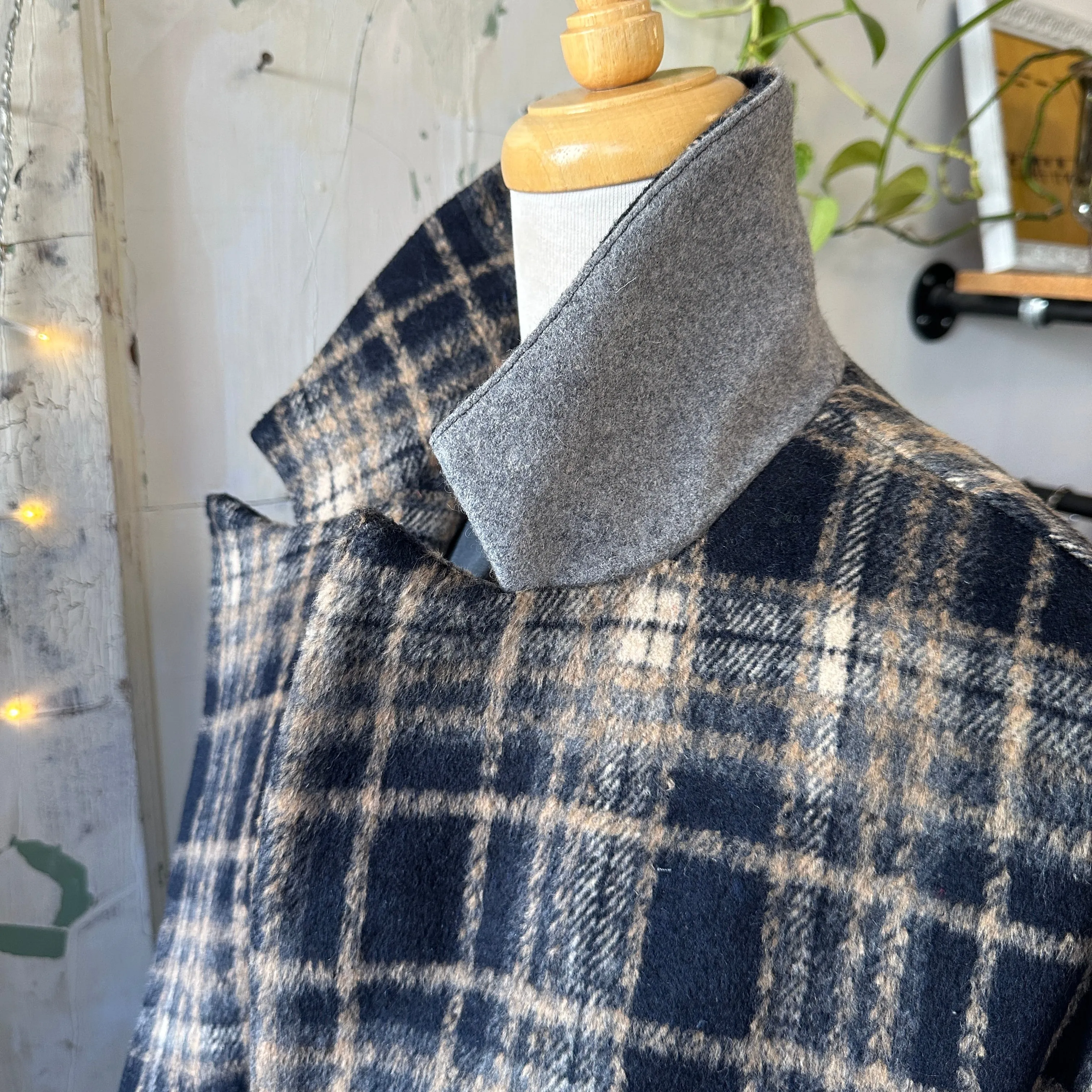 Dagg & Stacey // Harlow Coat Espresso Plaid