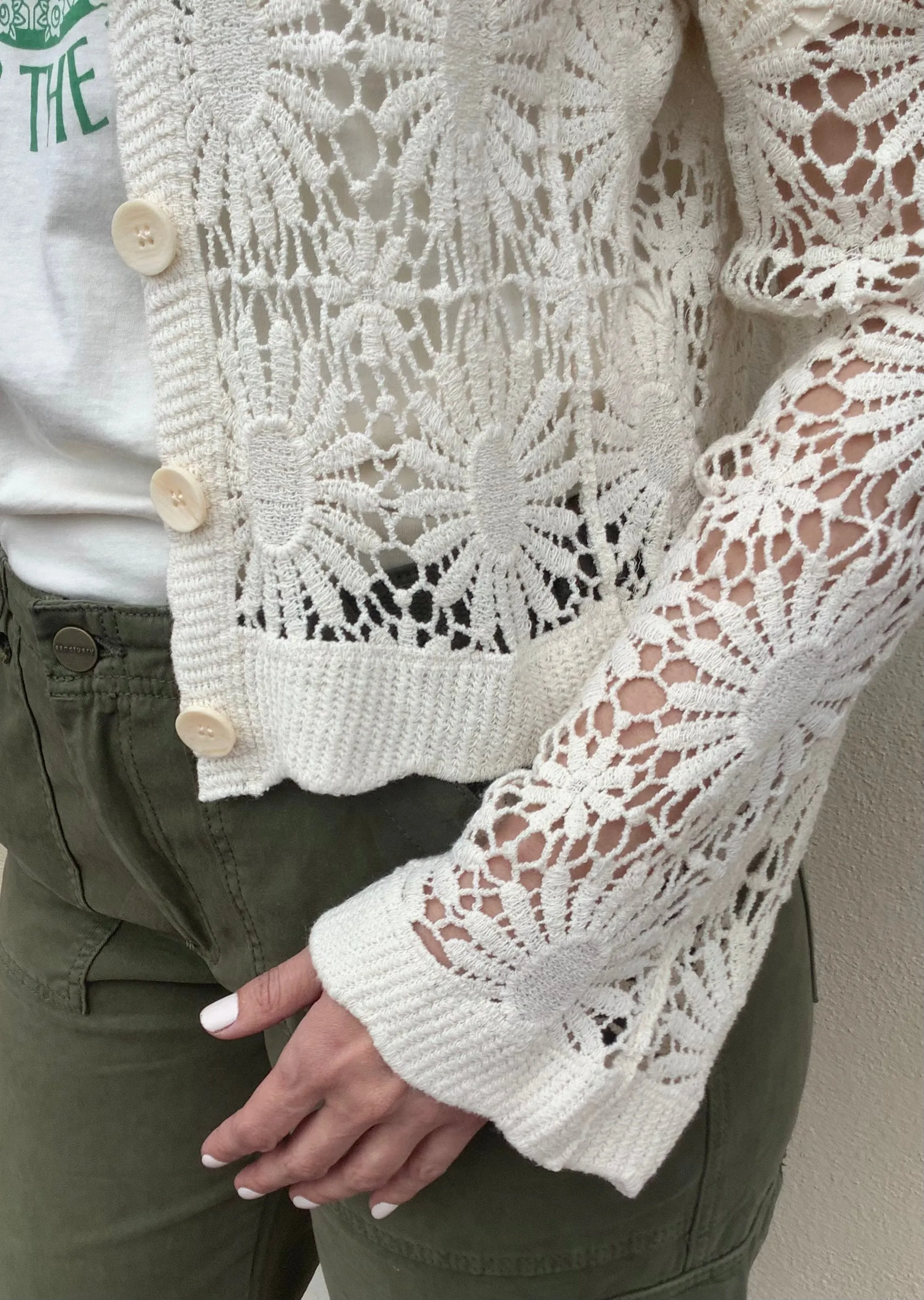 Daisy Crochet Cardigan