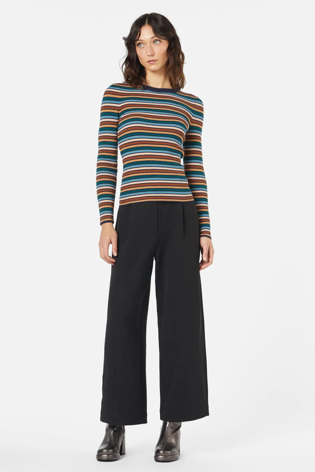 Darcy Stripe Knit Top