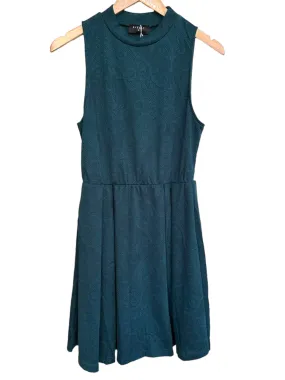 Dark Autumn Emerald Sleeveless Knit Dress