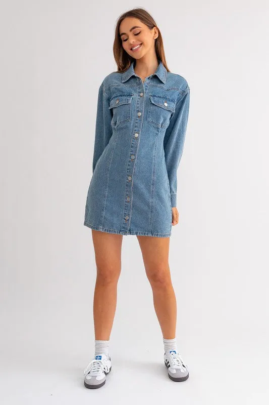 Darla Denim Dress