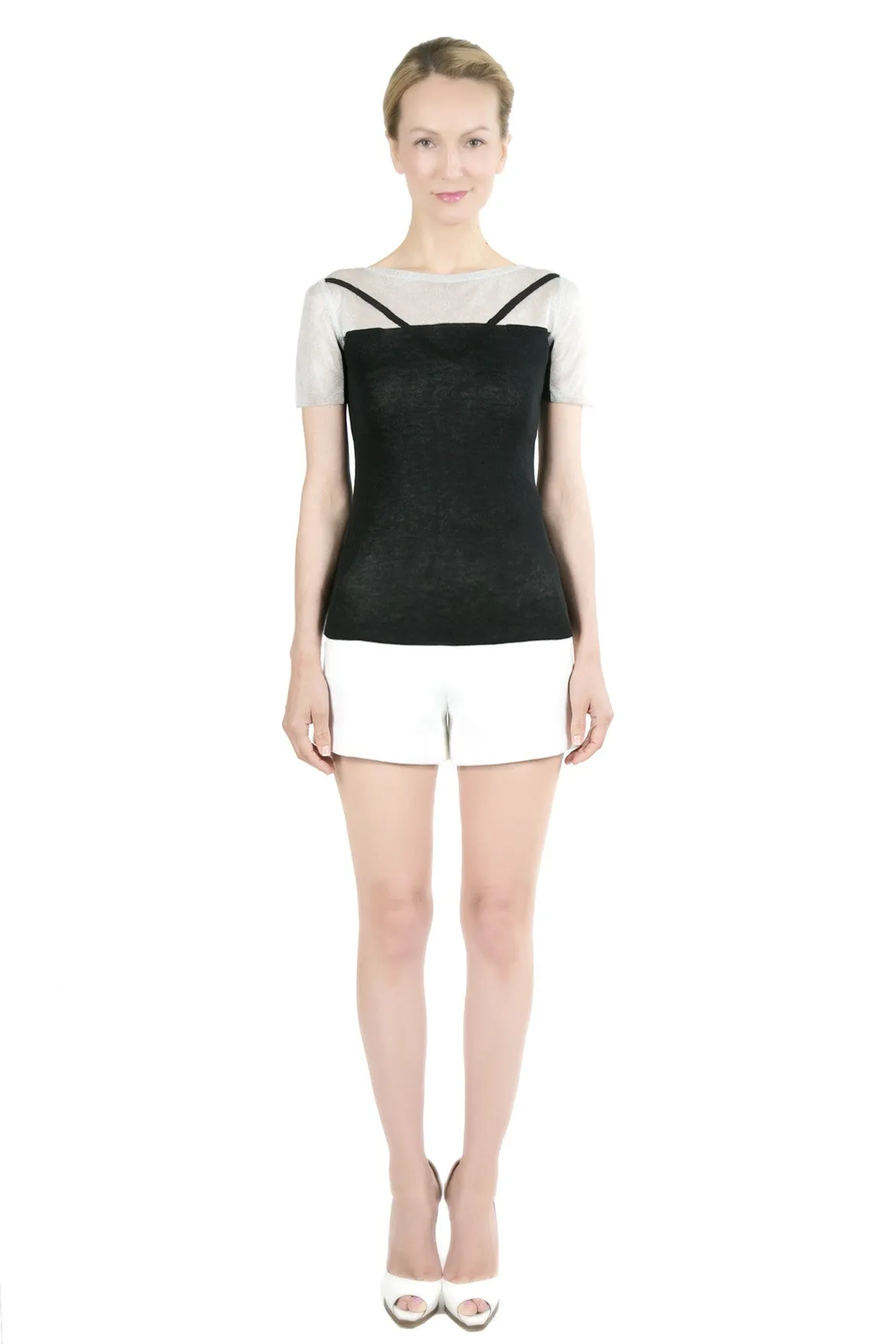 Delia Minimalist Reversible Pullover