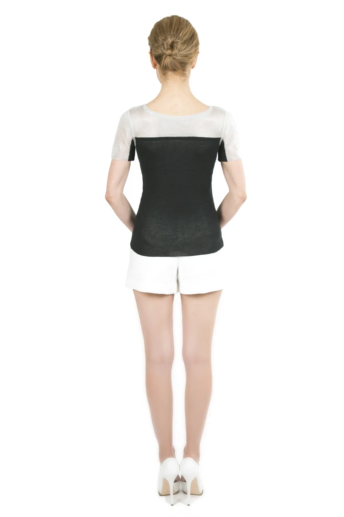 Delia Minimalist Reversible Pullover